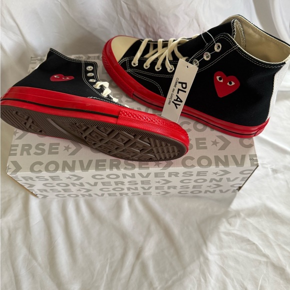 NWT Converse Commes Des Garçon high tops US 10 - Picture 5 of 7